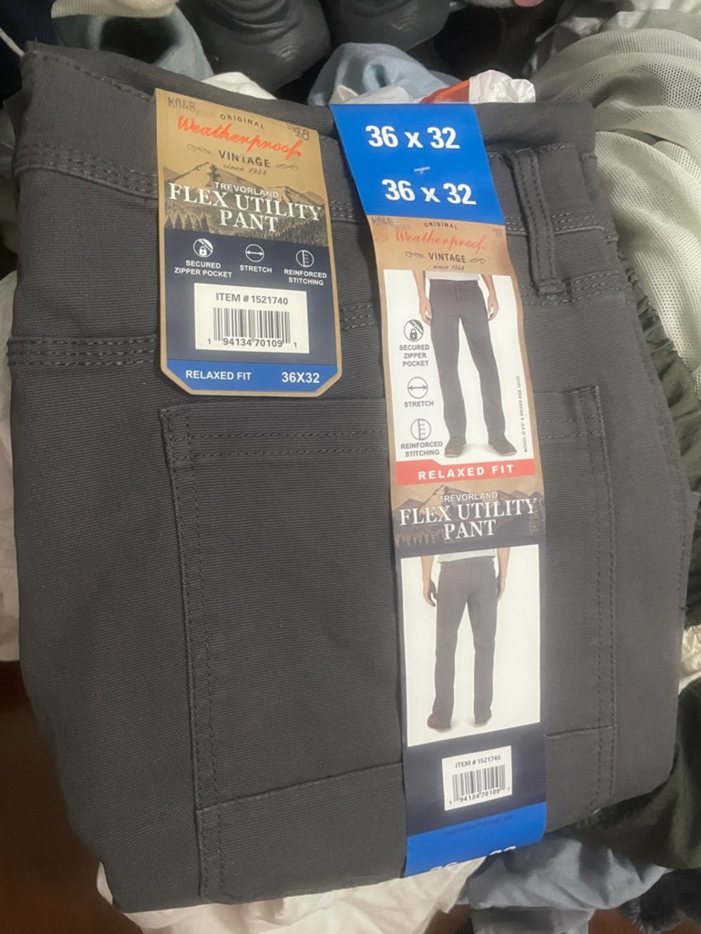 Flex Utility Pant - Dark Gray (36x32)